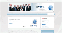Desktop Screenshot of dvwe.de